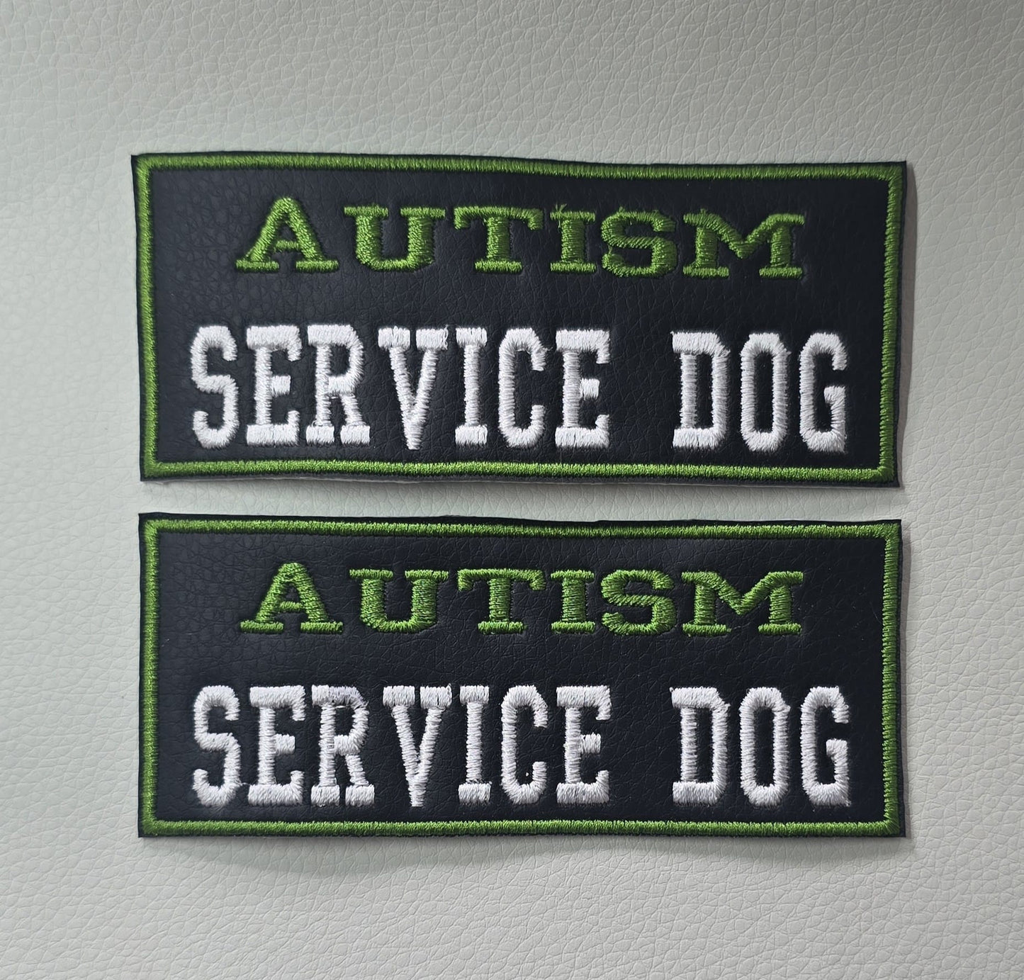 Autism Service Dog 2 Patch Set