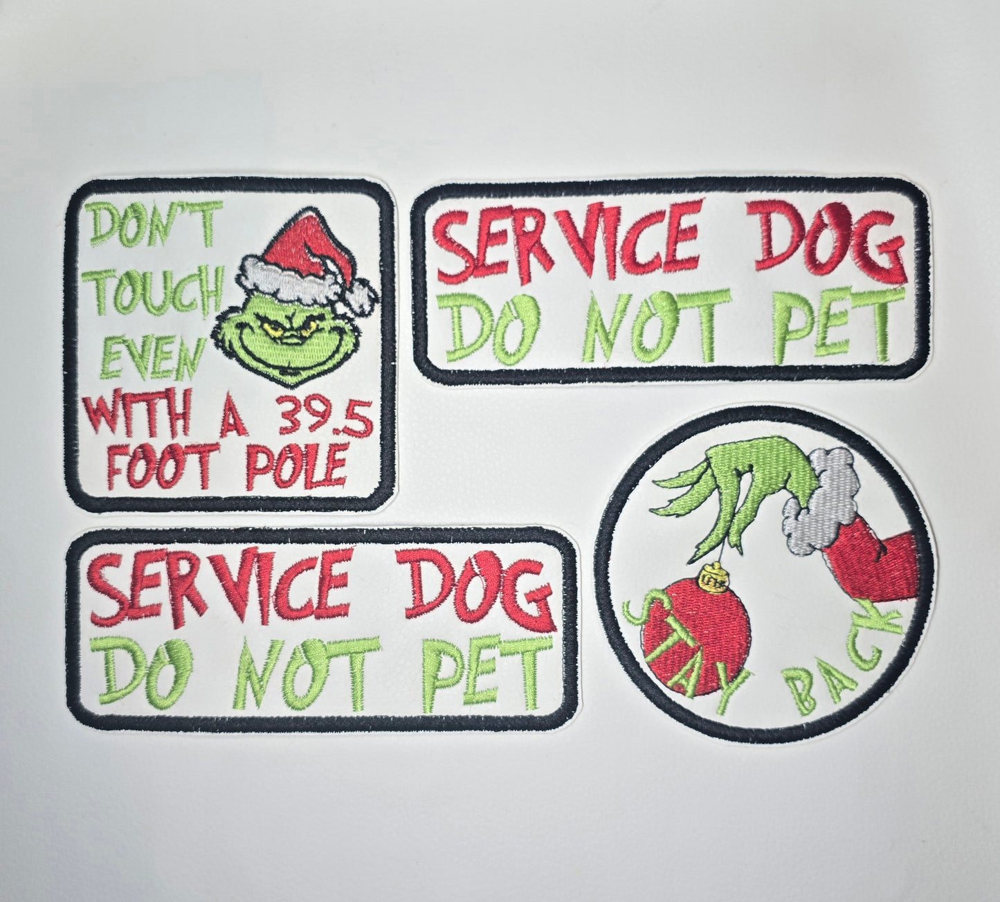 Grinch Patch Set