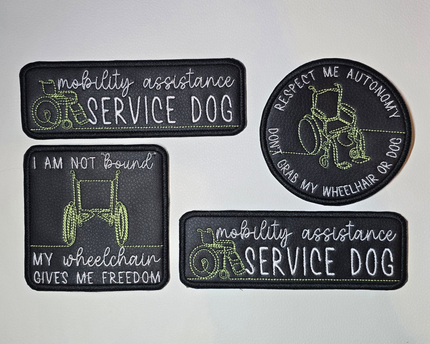 Wheelchair Mobility Assistance Patch Set