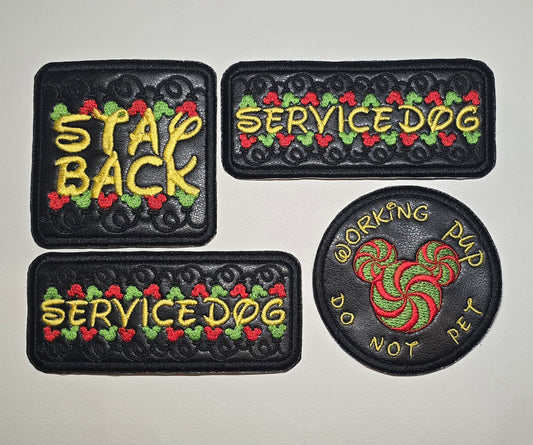 Disney Christmas Lights Patch Set