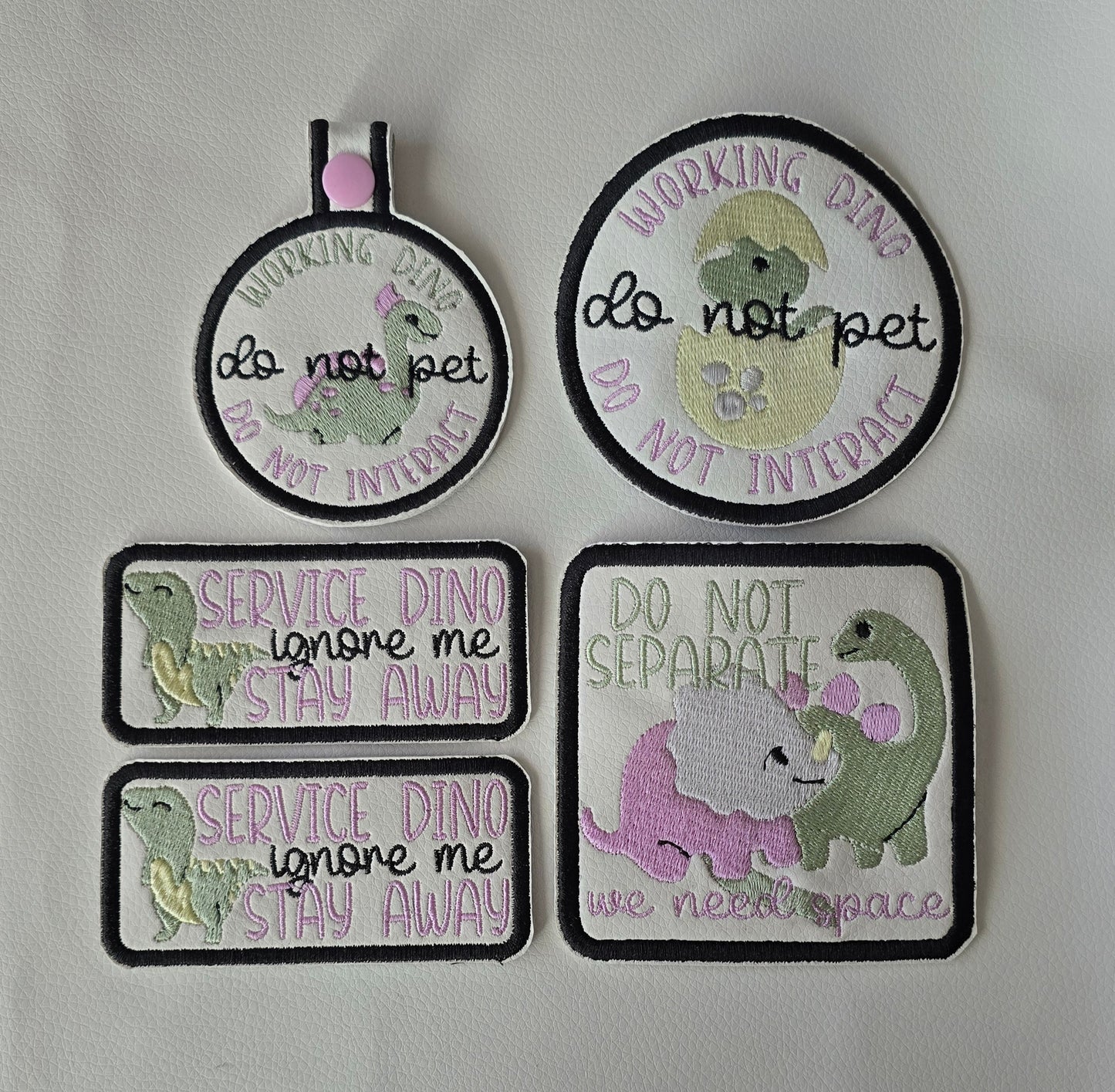 Service Dinosaur Patch Set